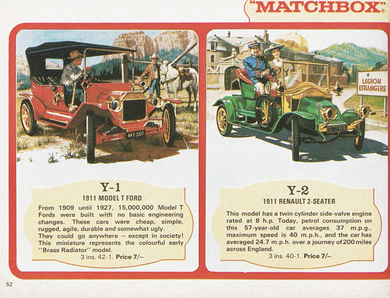 Matchbox Katalog 1970