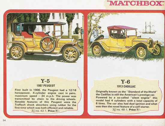 Matchbox Katalog 1970