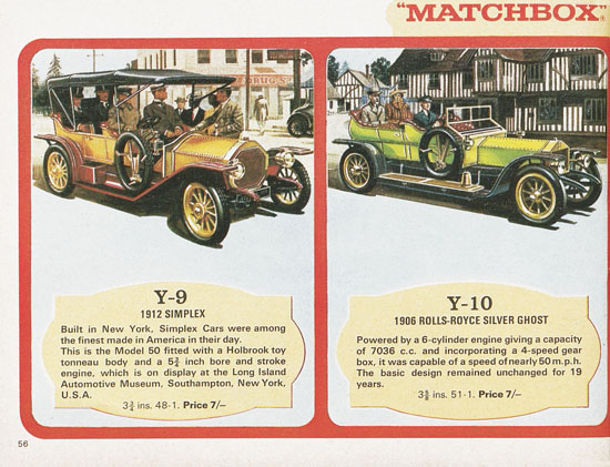 Matchbox Katalog 1970