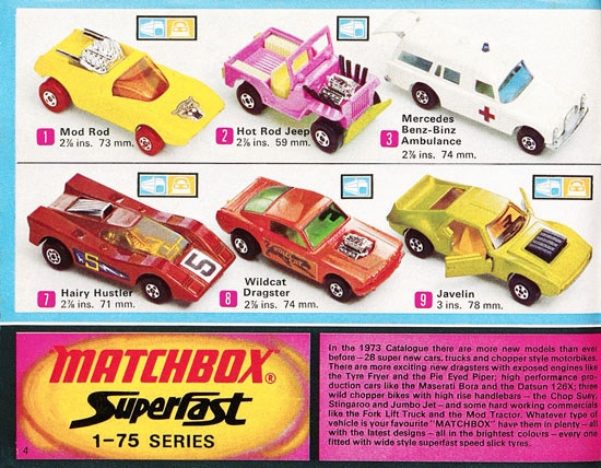 Matchbox Katalog 1973