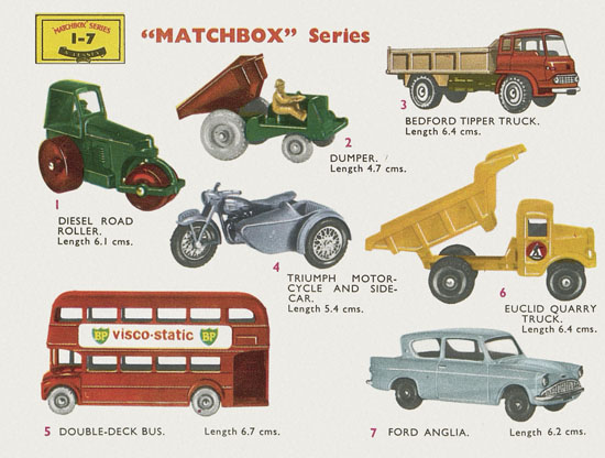 Matchbox Series International Pocket Catalogue 1961