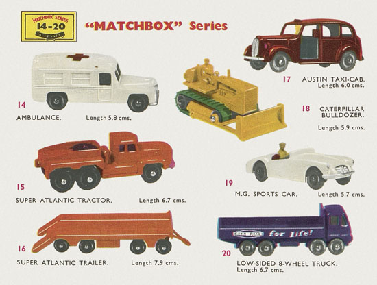 Matchbox Series International Pocket Catalogue 1961