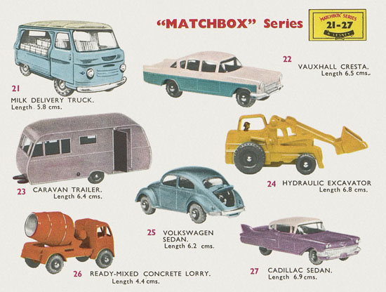 Matchbox Series International Pocket Catalogue 1961