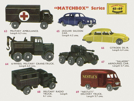 Matchbox Series International Pocket Catalogue 1961