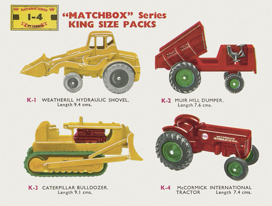 Matchbox Series International Pocket Catalogue 1961