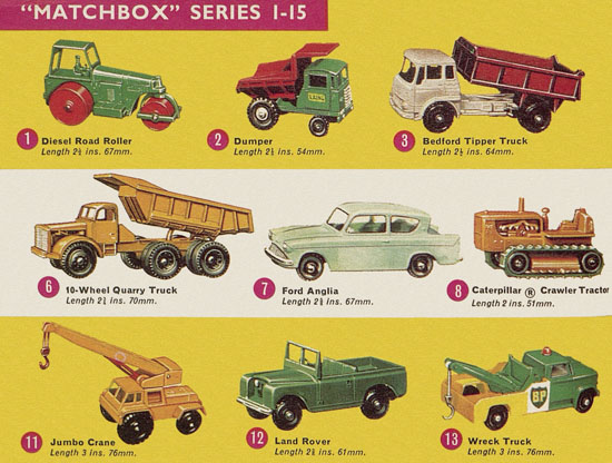 Matchbox Collectors catalogue USA Edition 1965