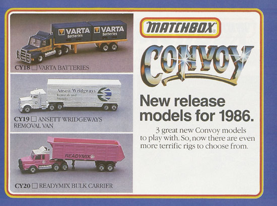 Matchbox Collectors Catalogue 1986-1987