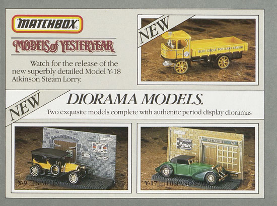 Matchbox Collectors Catalogue 1986-1987