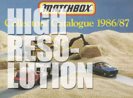 Matchbox Collectors Catalogue 1986-1987