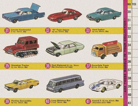 Matchbox Collectors Guide USA Edition 1966