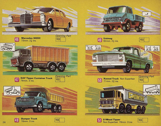 Matchbox catalog USA Edition 1970