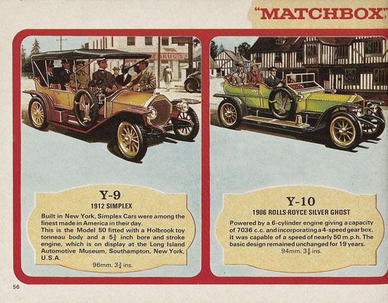 Matchbox catalog USA Edition 1970