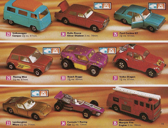 Matchbox catalog USA Edition 1972