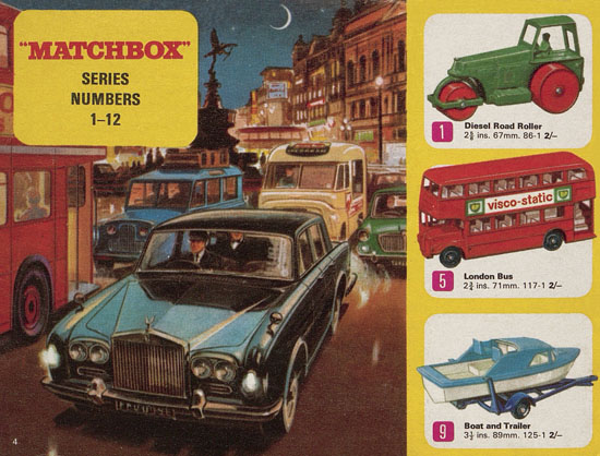 Matchbox Catalogue 1967