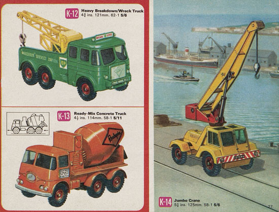 Matchbox Catalogue 1967