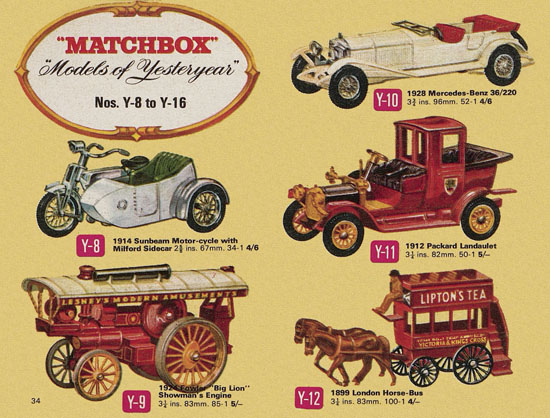 Matchbox Catalogue 1967