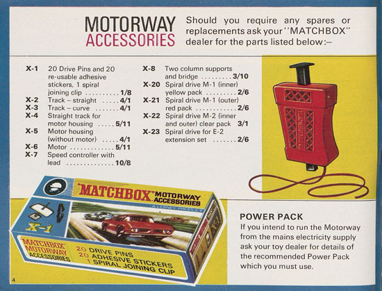 Matchbox Katalog 1969