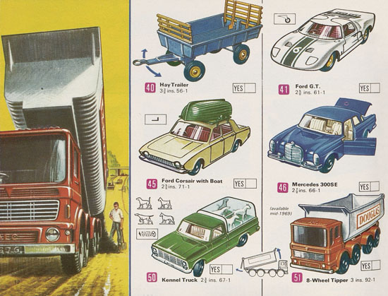 Matchbox Katalog 1969