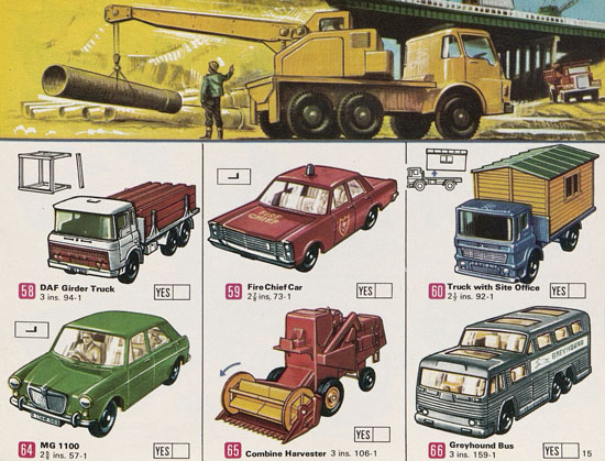 Matchbox Katalog 1969