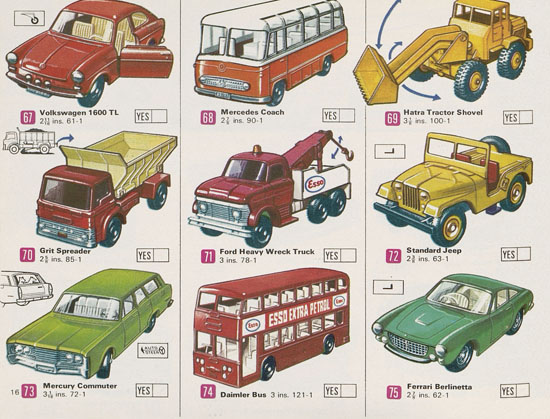 Matchbox Katalog 1969