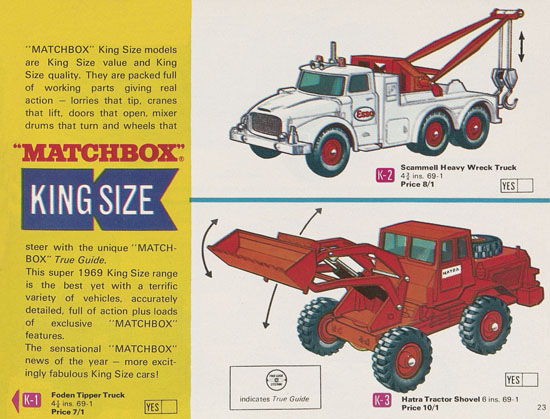 Matchbox Katalog 1969