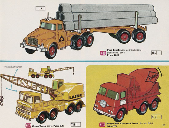 Matchbox Katalog 1969