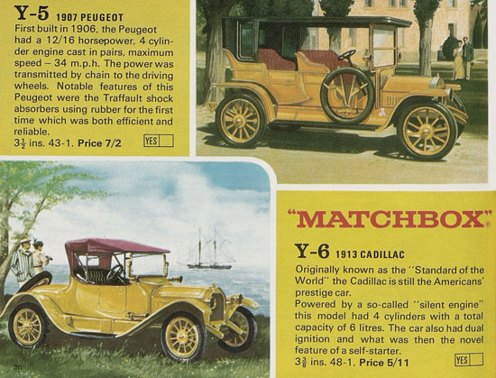 Matchbox Katalog 1969