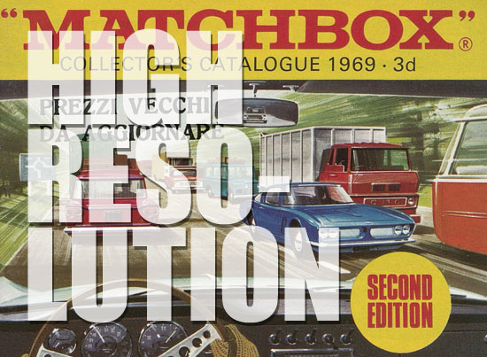 Matchbox Katalog 1969