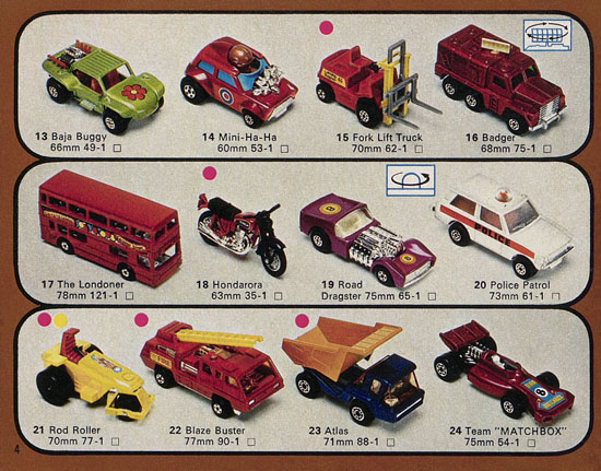 Matchbox catalogue 1976