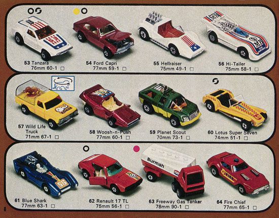 Matchbox catalogue 1976