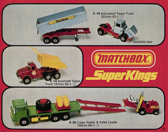 Matchbox catalogue 1976