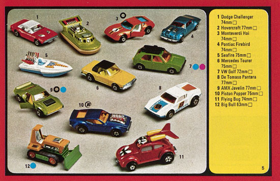 Matchbox catalogue 1977