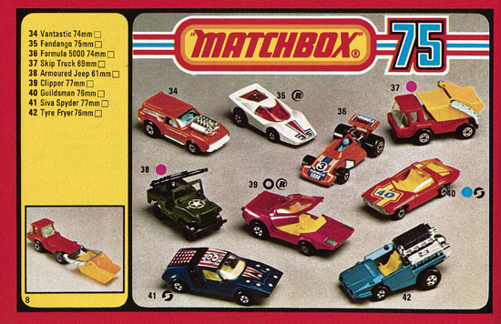 Matchbox catalogue 1977