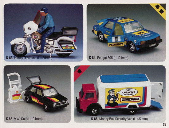 Matchbox catalogue 1984