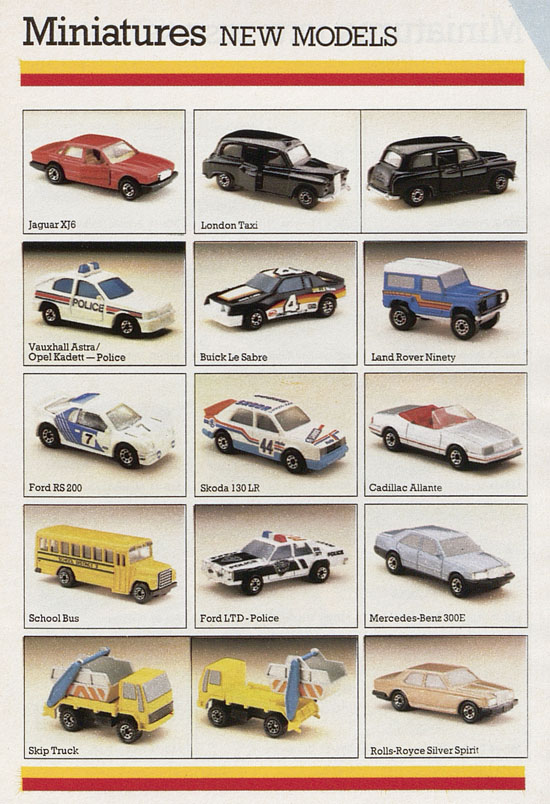 Matchbox catalogue 1987