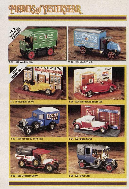 Matchbox catalogue 1987