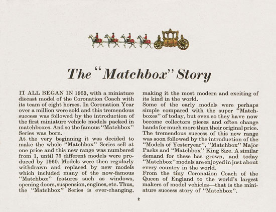 Matchbox Collectors Guide International 1966