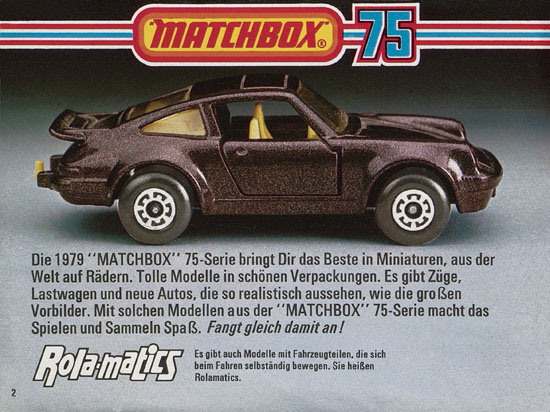 Matchbox Katalog 1979-1980