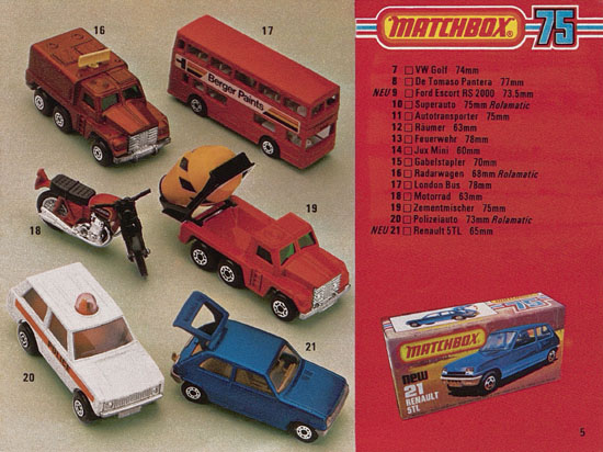 Matchbox Katalog 1979-1980