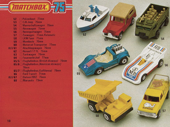 Matchbox Katalog 1979-1980