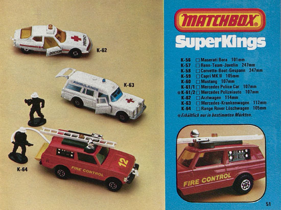 Matchbox Katalog 1979-1980