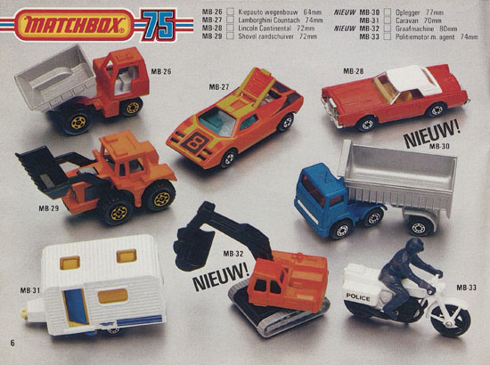 Matchbox Katalogus 1981-1982