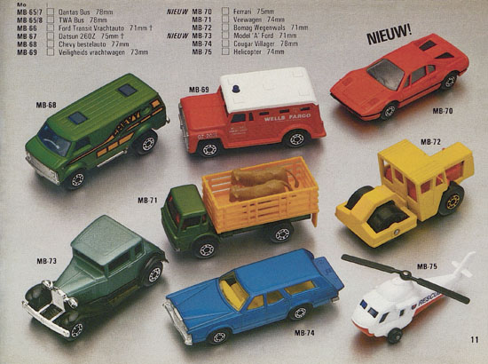 Matchbox Katalogus 1981-1982