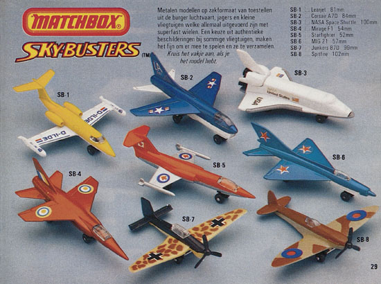 Matchbox Katalogus 1981-1982