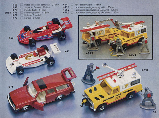 Matchbox Katalogus 1981-1982