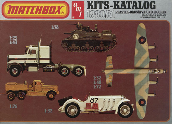 Matchbox Kits-Katalog 1980-1981