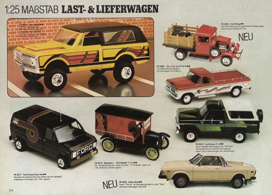 Matchbox Kits-Katalog 1980-1981