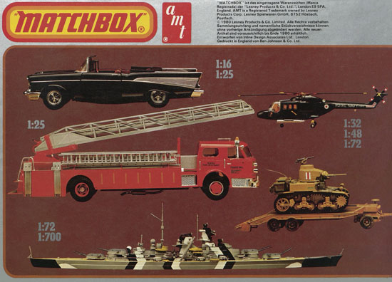 Matchbox Kits-Katalog 1980-1981