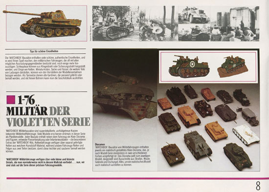 Matchbox Kits Katalog 1982-1983