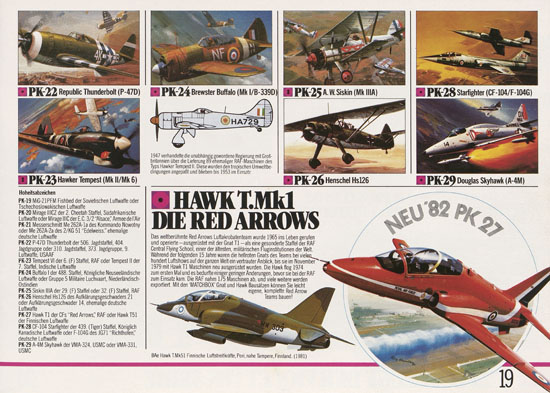 Matchbox Kits Katalog 1982-1983